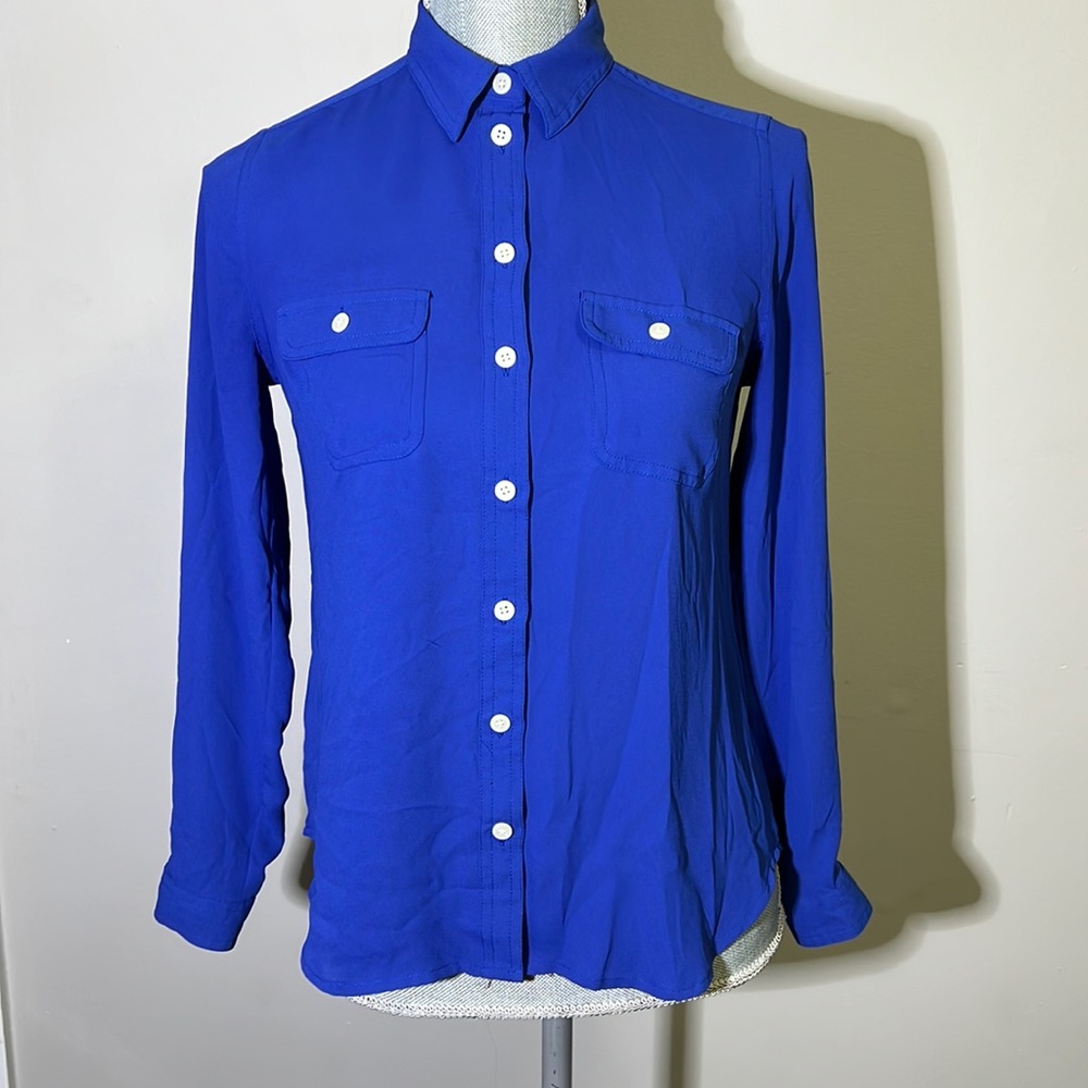 Blue Loft Blouse